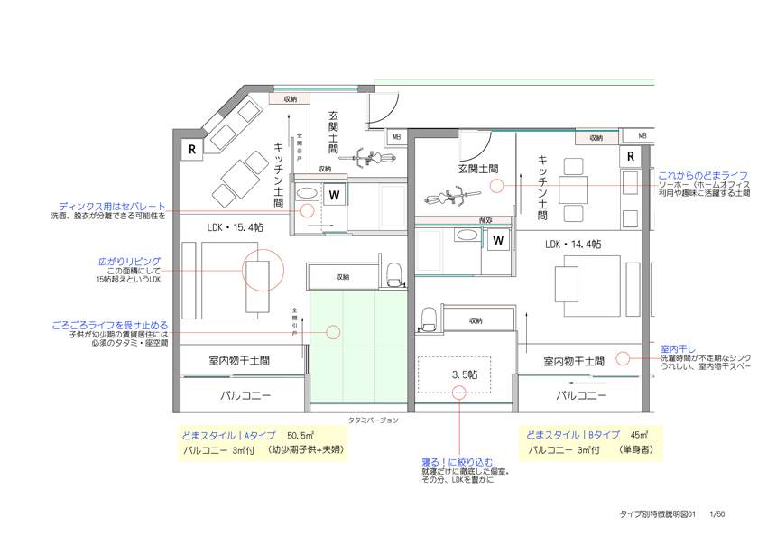 正方形２個分480×240